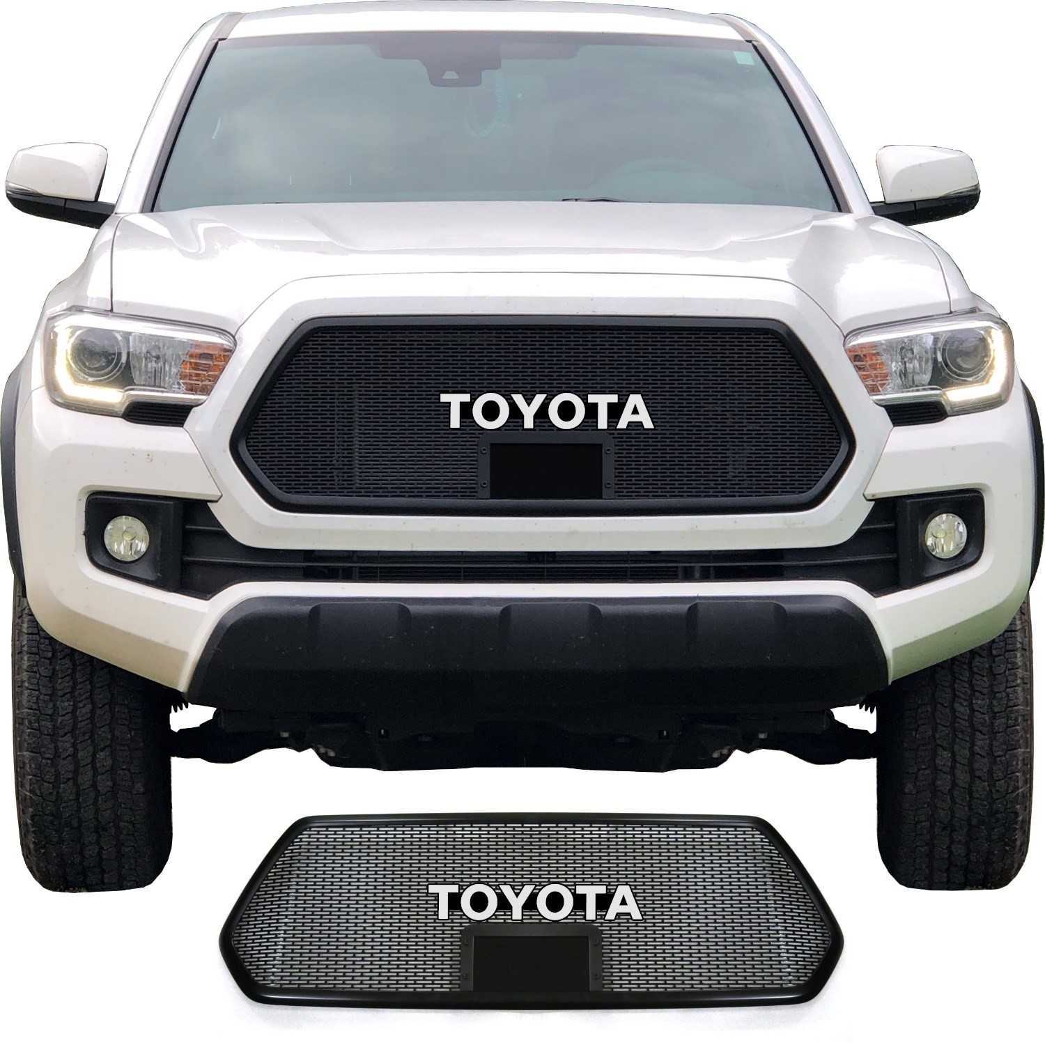 2018 - 2023 Toyota Tacoma Mesh Grill with Bezel and Emblem