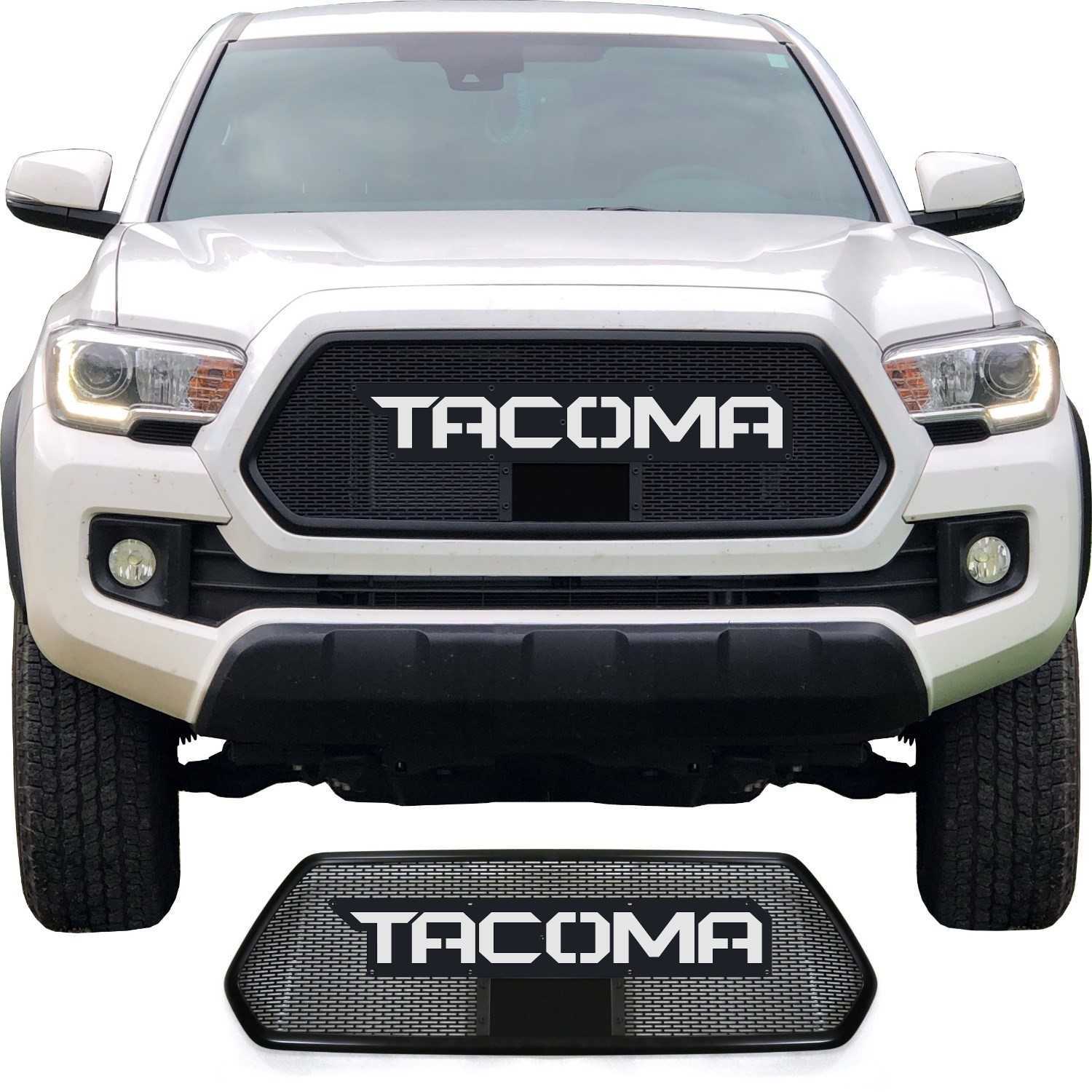 2018 - 2023 Toyota Tacoma Mesh Grill with Bezel and Lettering