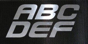 Aluminum Lettering