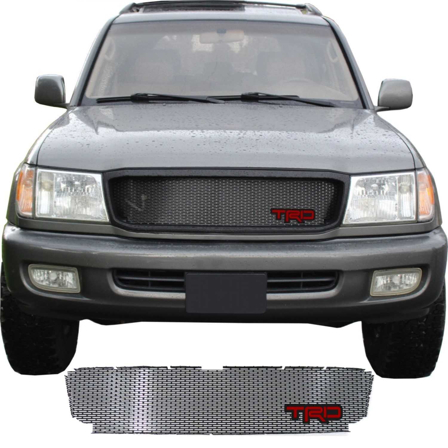 1998 - 2002 Toyota Land Cruiser Series 100 Grill Mesh and TRD Emblem