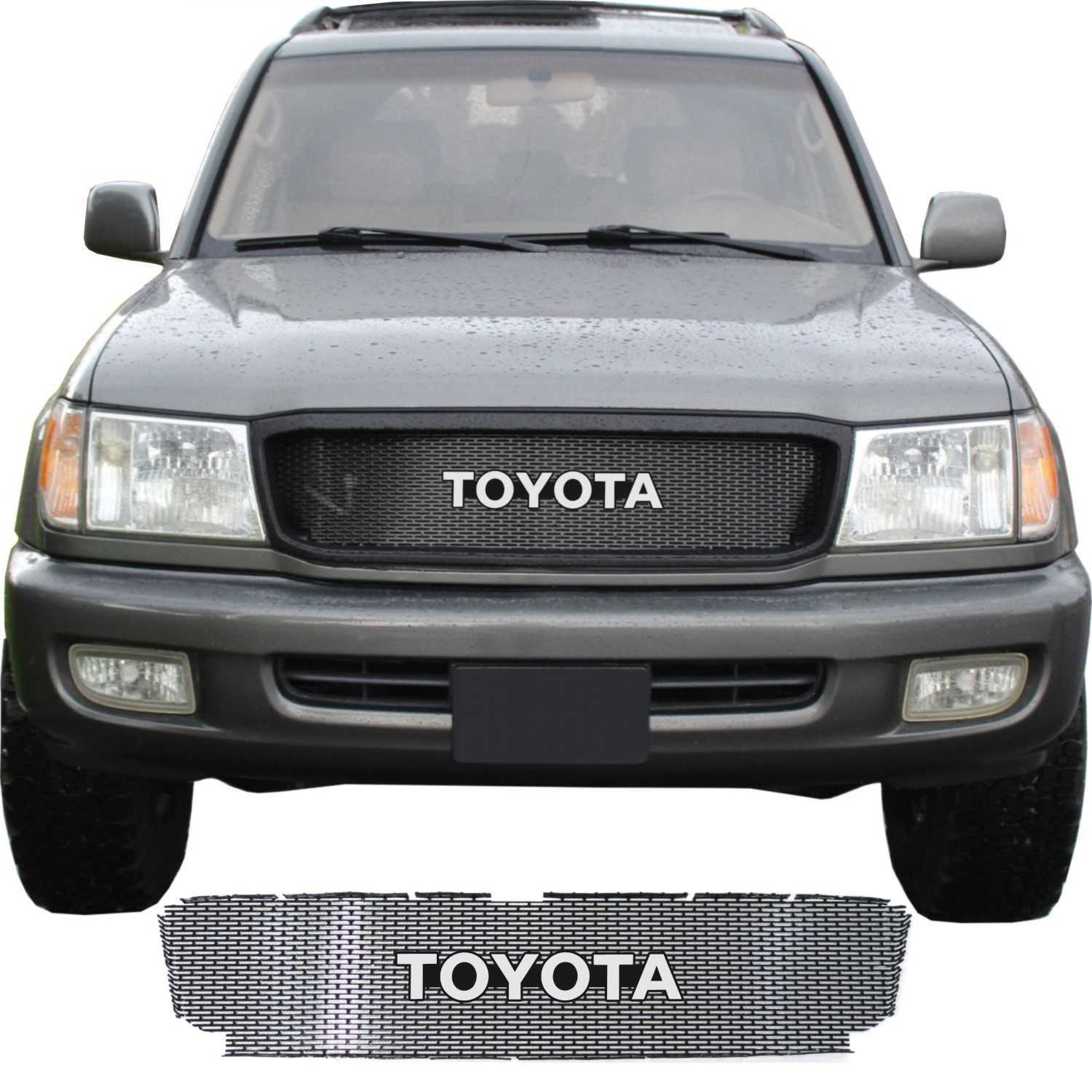1998 - 2002 Toyota Land Cruiser Series 100 Grill Mesh and Toyota Emblem