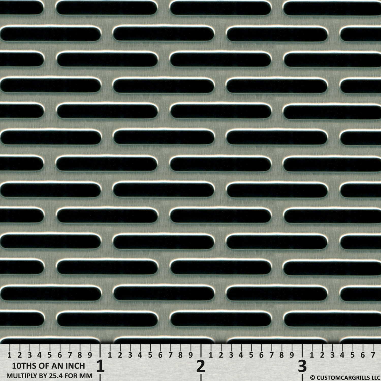 6in. x 36in. Perforated SS Grill Mesh Sheet - Silver