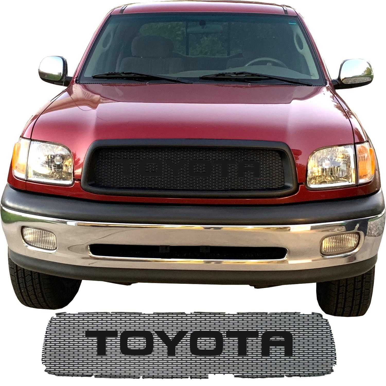 2000 - 2002 Toyota Tundra Grill Mesh with Big Lettering