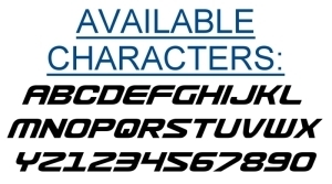 2in. Aluminum Lettering