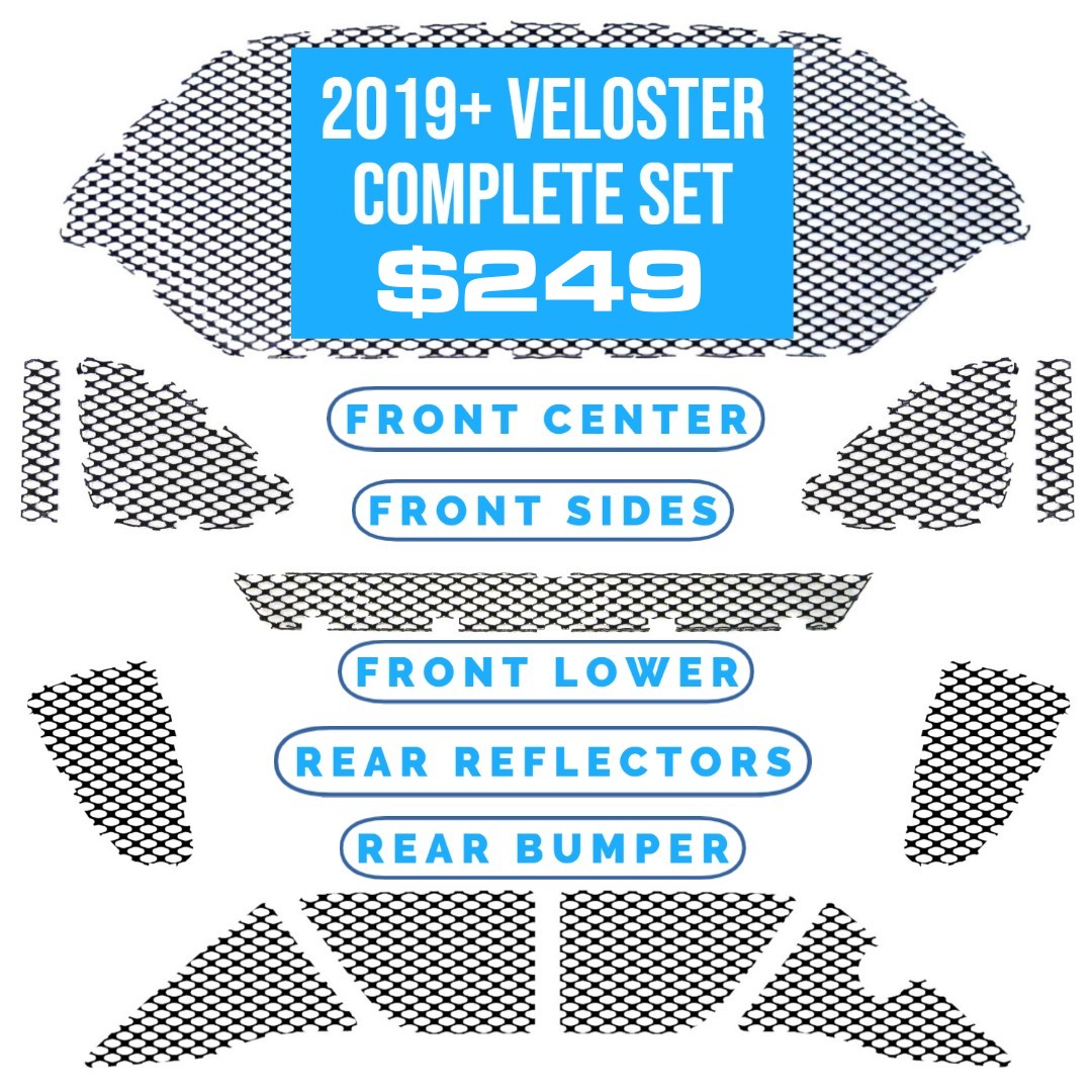 2019 - 2021 Hyundai Veloster (Non "N" Version) Complete Mesh Set