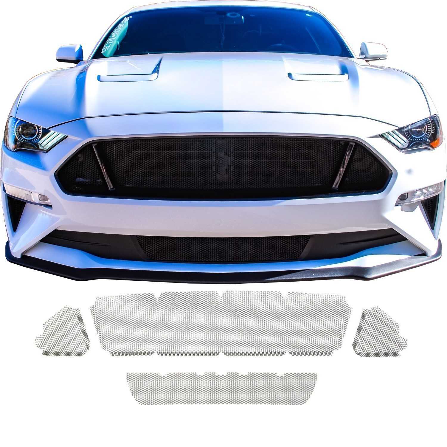 Honeycomb Mesh Grill Kit for 2018 - 2023 Ford Mustang GT