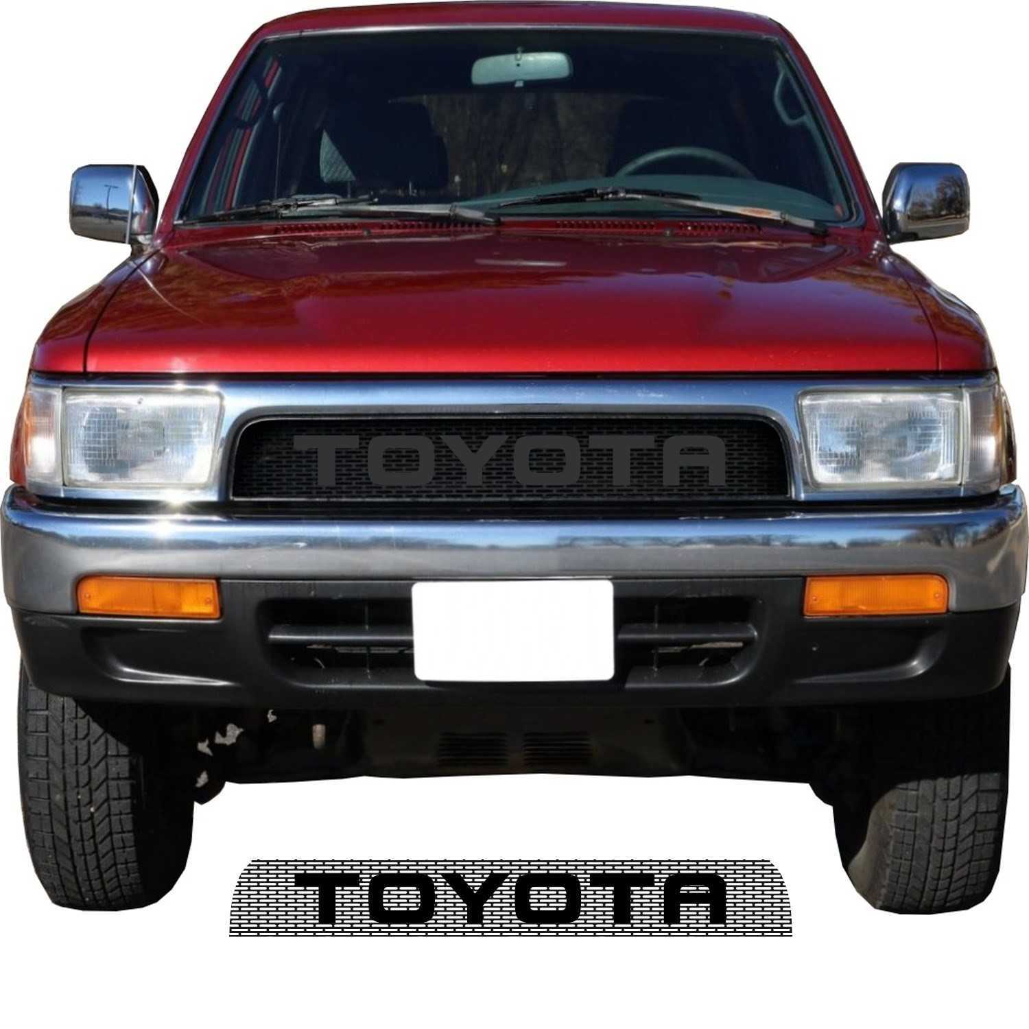1992 - 1995 Toyota 4Runner Grill Mesh With Big Letters
