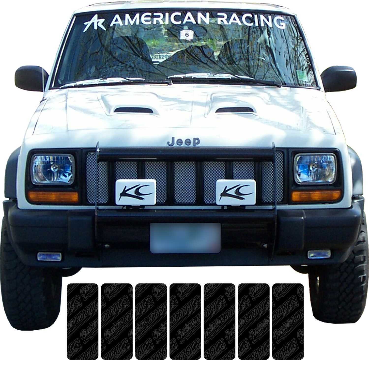 1997 2001 Jeep Cherokee Mesh Grill Drawing by customcargrills