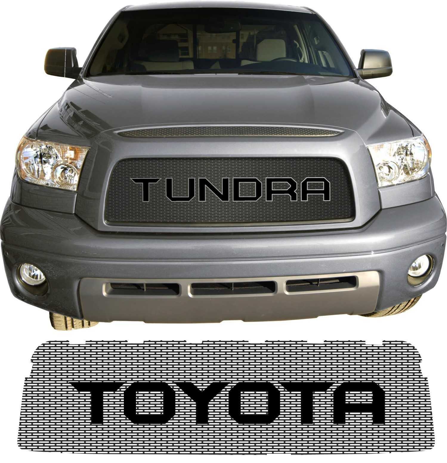 2007-09 Toyota Tundra Grill Mesh with Big Letters by customcargrills