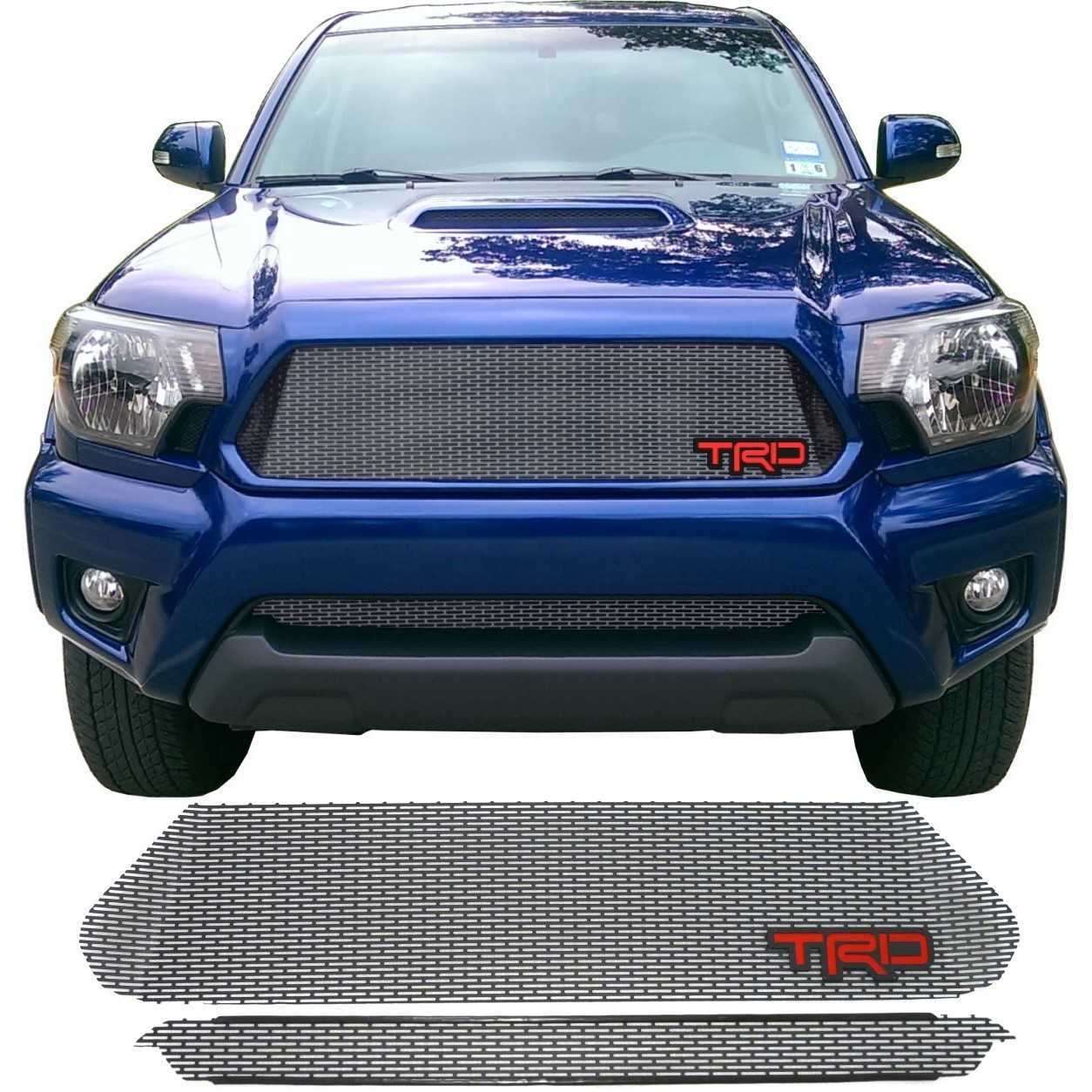 2012-15 Toyota Tacoma Mesh Grill With TRD Emblem by customcargrills