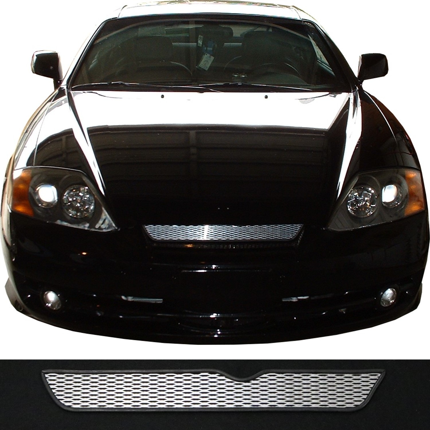  Grill Insert with Rubber Trim for 03 04 05 06 Hyundai Tiburon